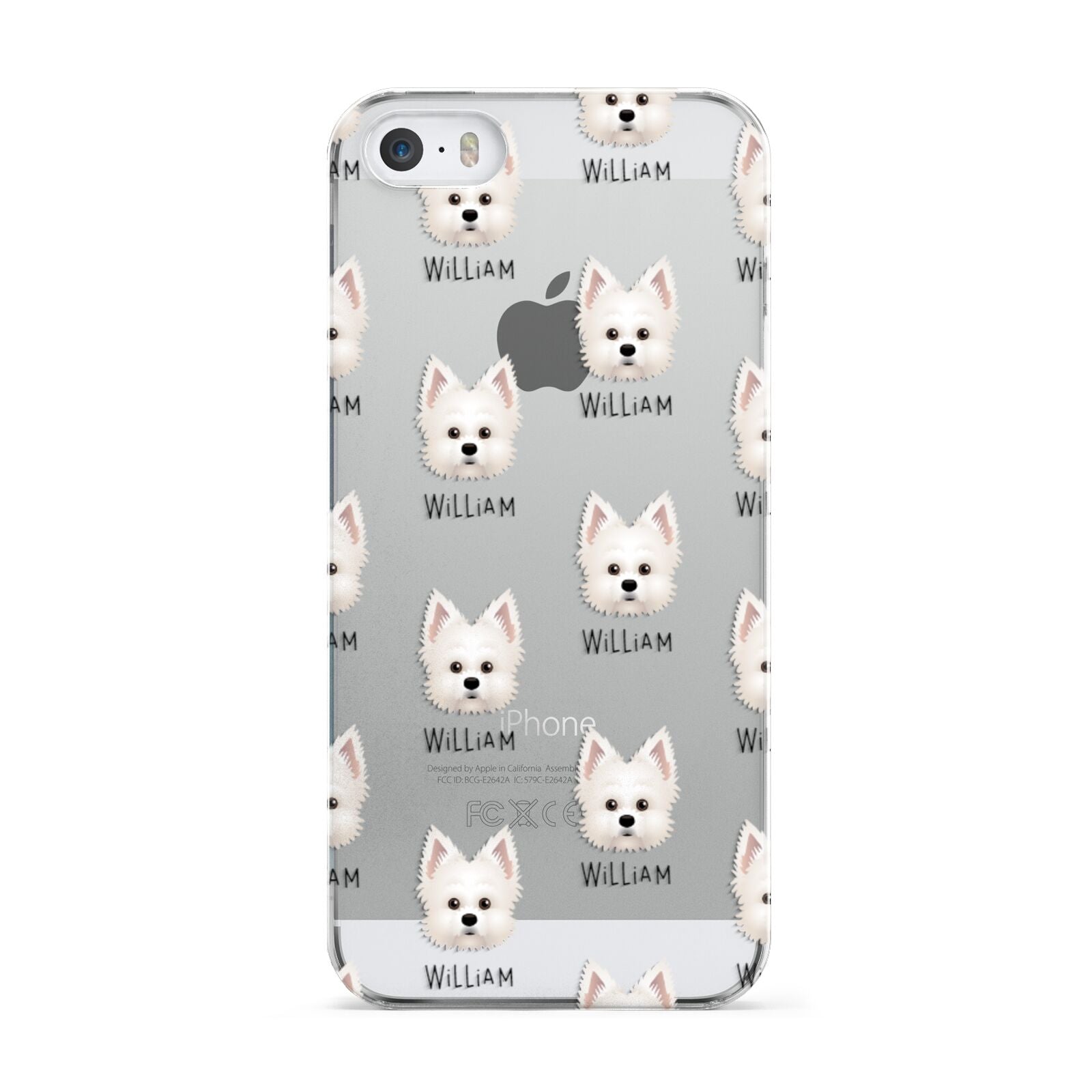 Maltipom Icon with Name Apple iPhone 5 Case