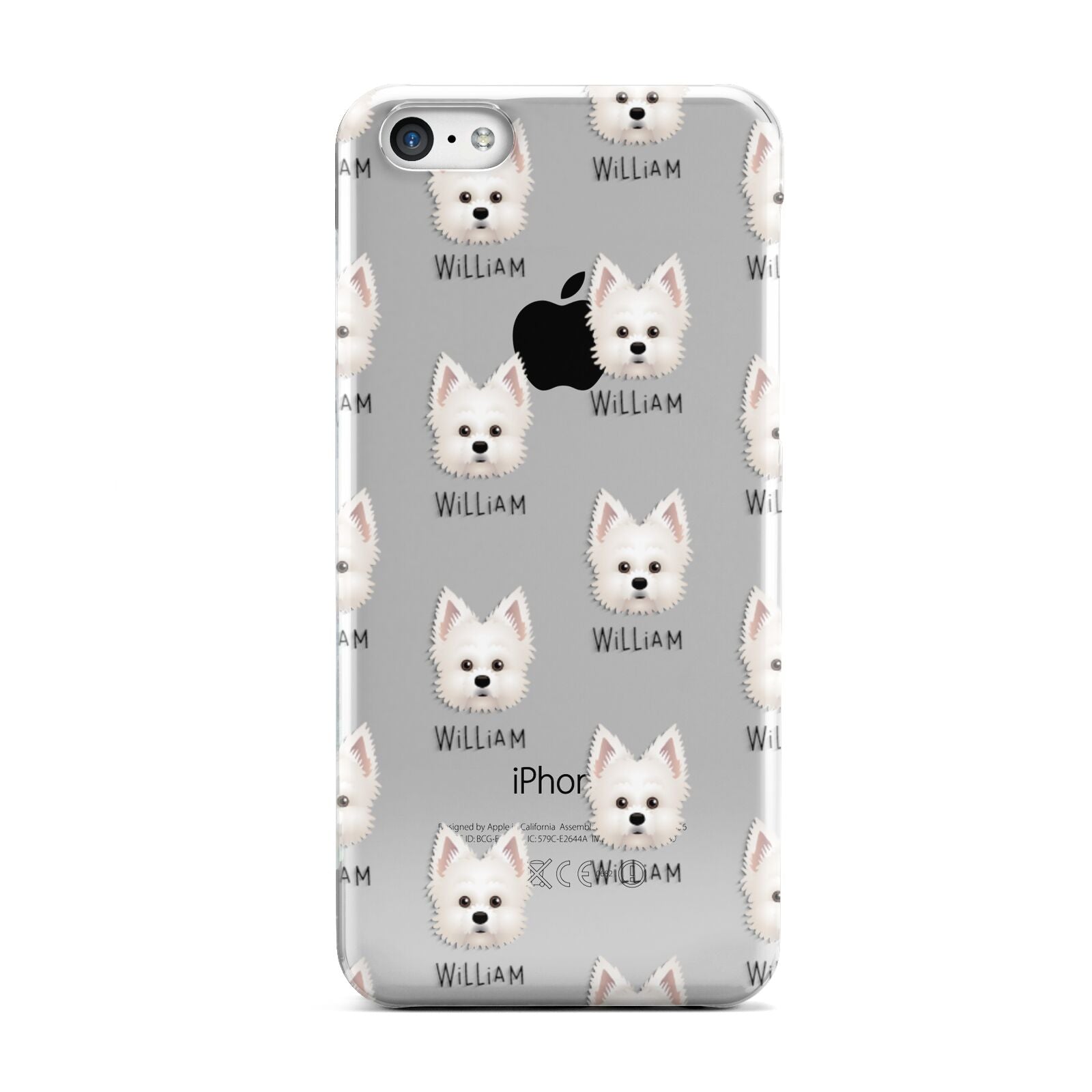 Maltipom Icon with Name Apple iPhone 5c Case