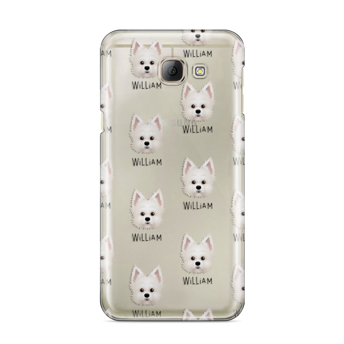 Maltipom Icon with Name Samsung Galaxy A8 2016 Case