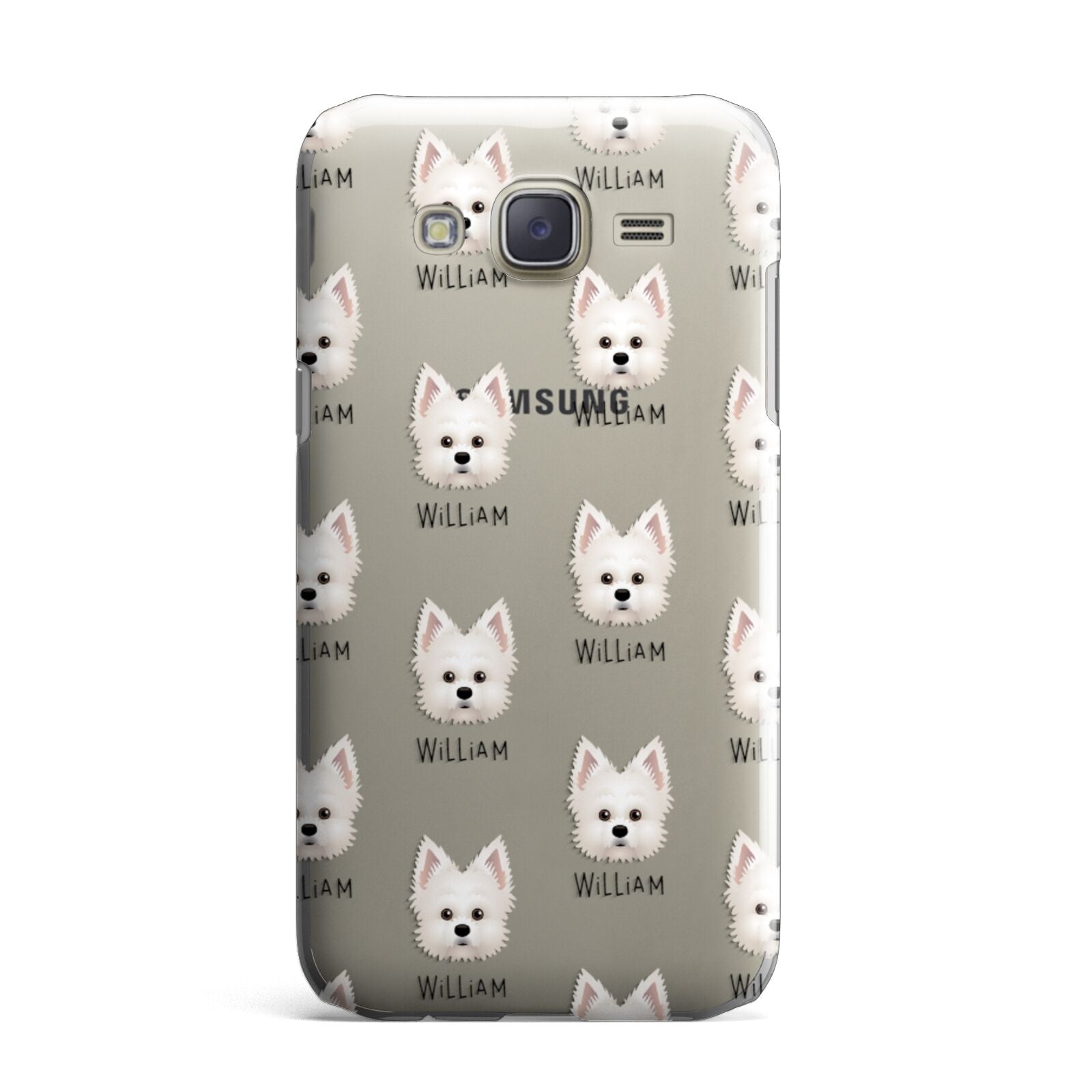 Maltipom Icon with Name Samsung Galaxy J7 Case