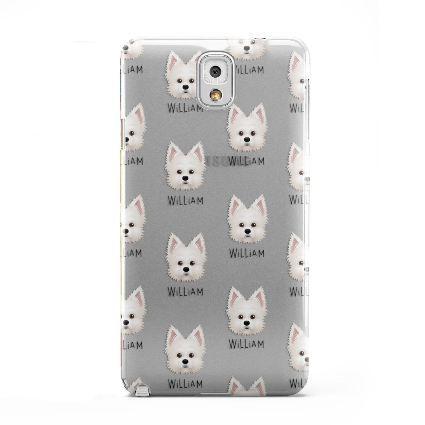 Maltipom Icon with Name Samsung Galaxy Note 3 Case