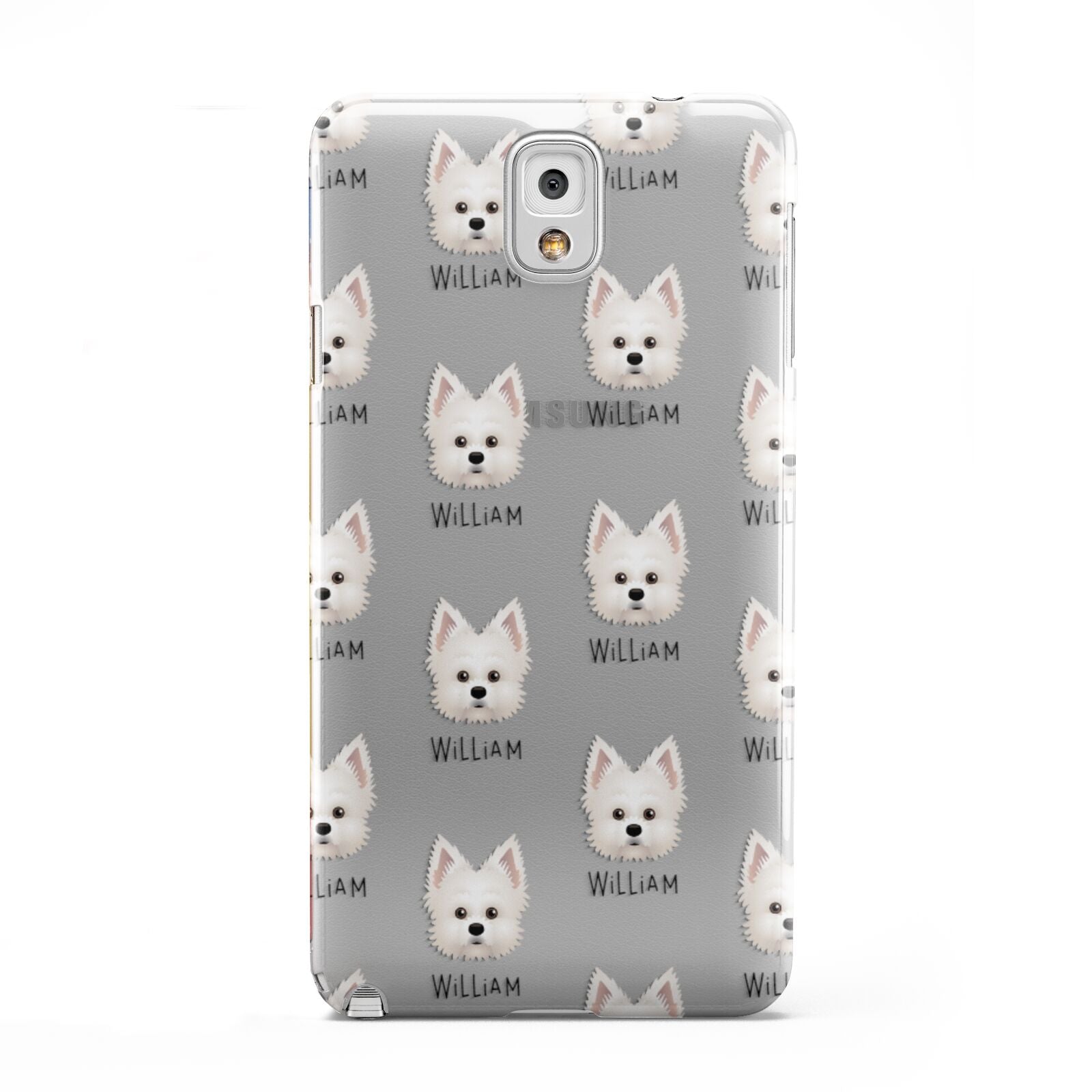 Maltipom Icon with Name Samsung Galaxy Note 3 Case