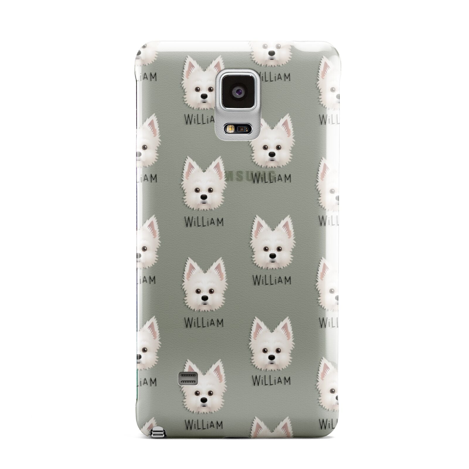 Maltipom Icon with Name Samsung Galaxy Note 4 Case