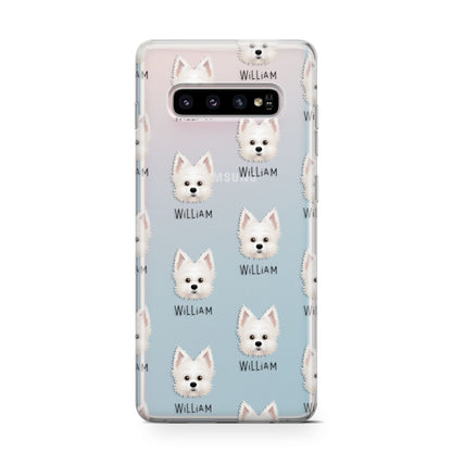Maltipom Icon with Name Samsung Galaxy S10 Case