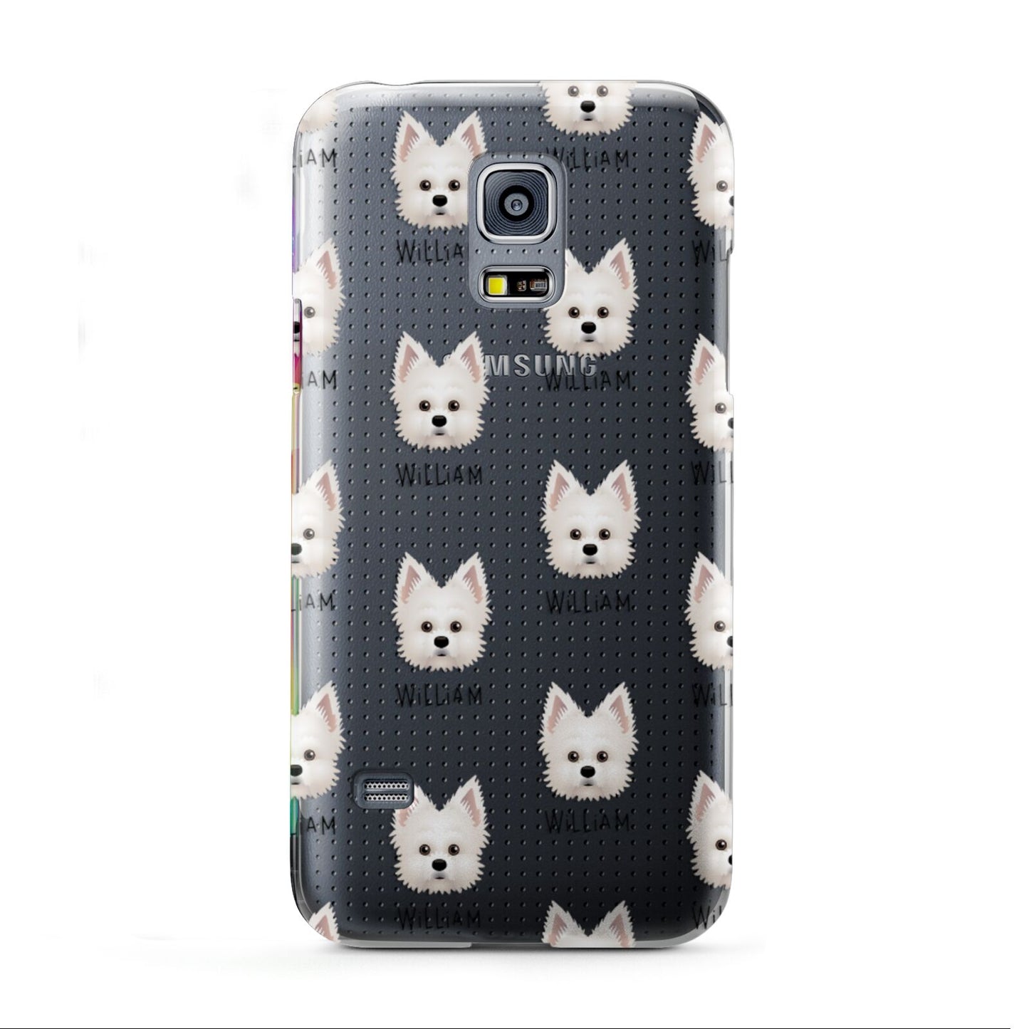 Maltipom Icon with Name Samsung Galaxy S5 Mini Case