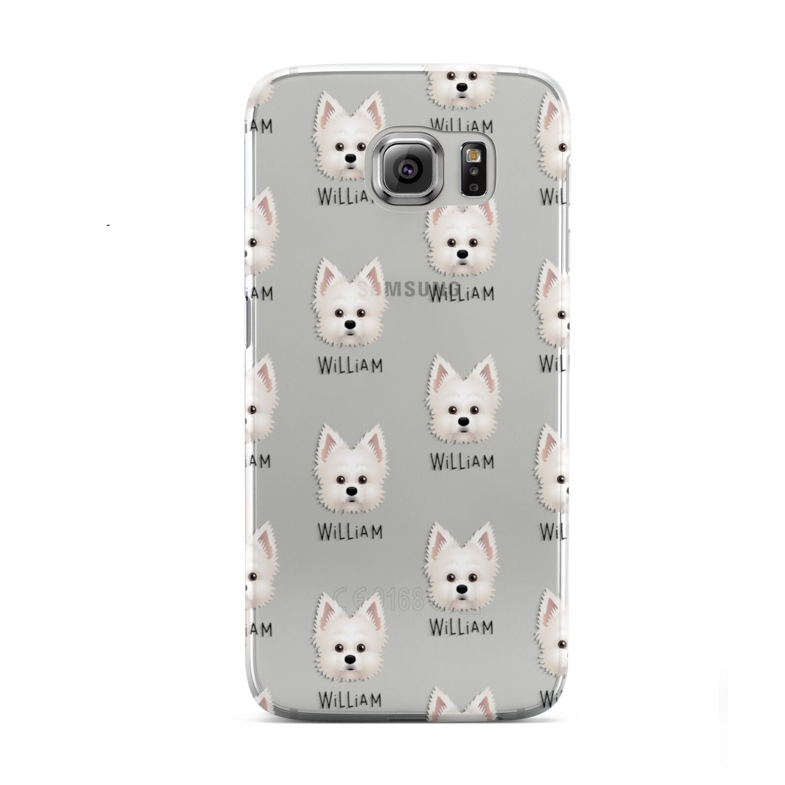 Maltipom Icon with Name Samsung Galaxy S6 Case