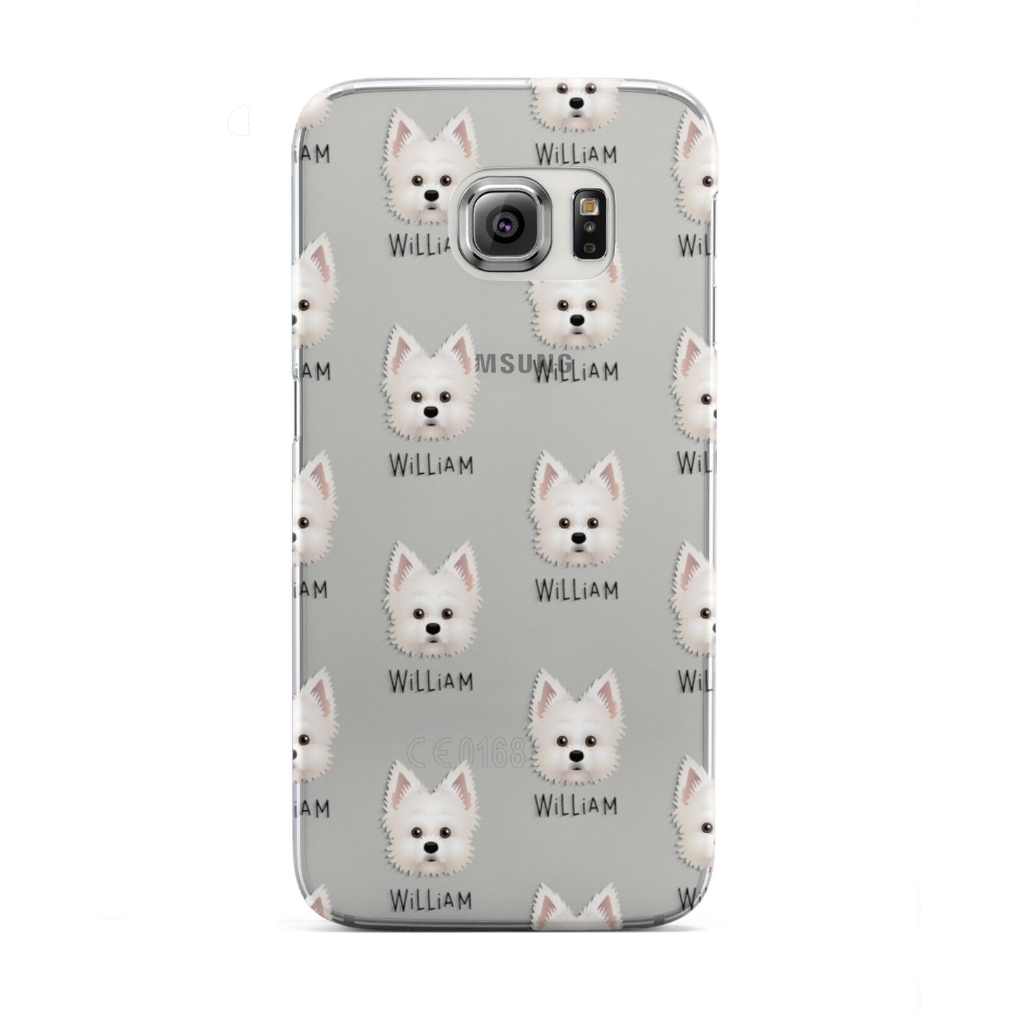 Maltipom Icon with Name Samsung Galaxy S6 Edge Case