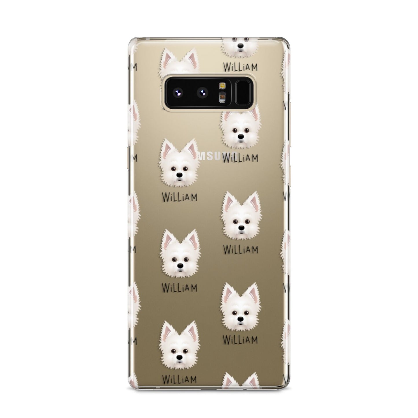Maltipom Icon with Name Samsung Galaxy S8 Case