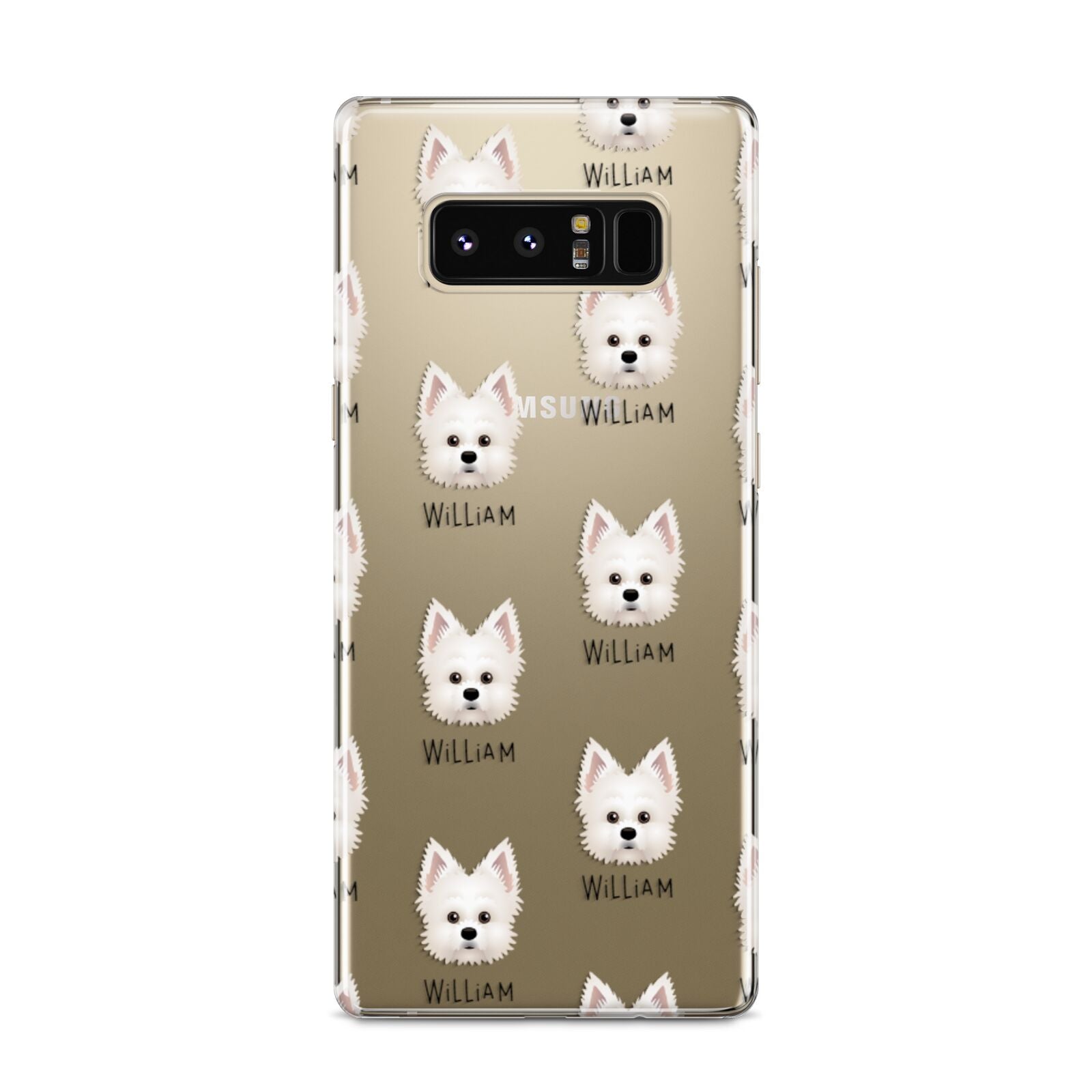 Maltipom Icon with Name Samsung Galaxy S8 Case