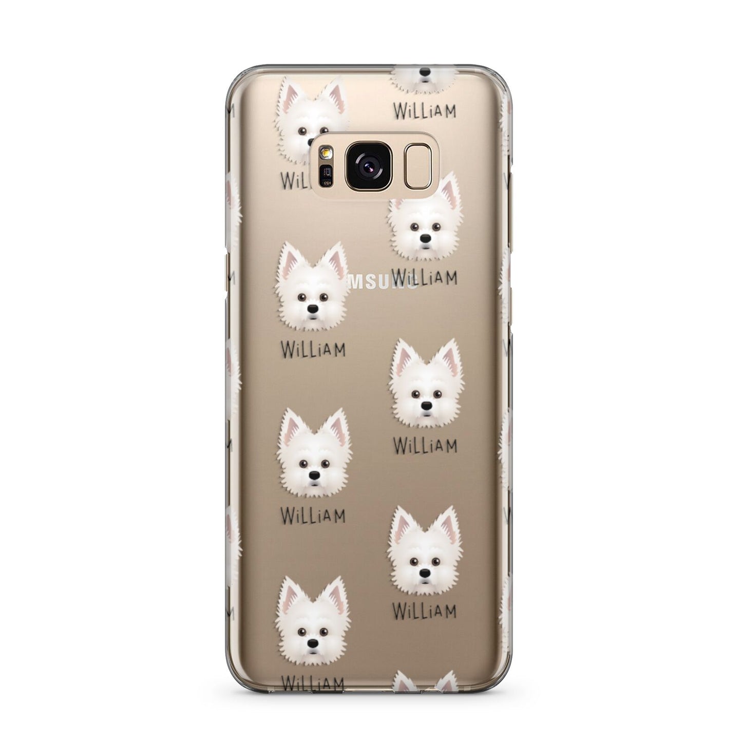 Maltipom Icon with Name Samsung Galaxy S8 Plus Case