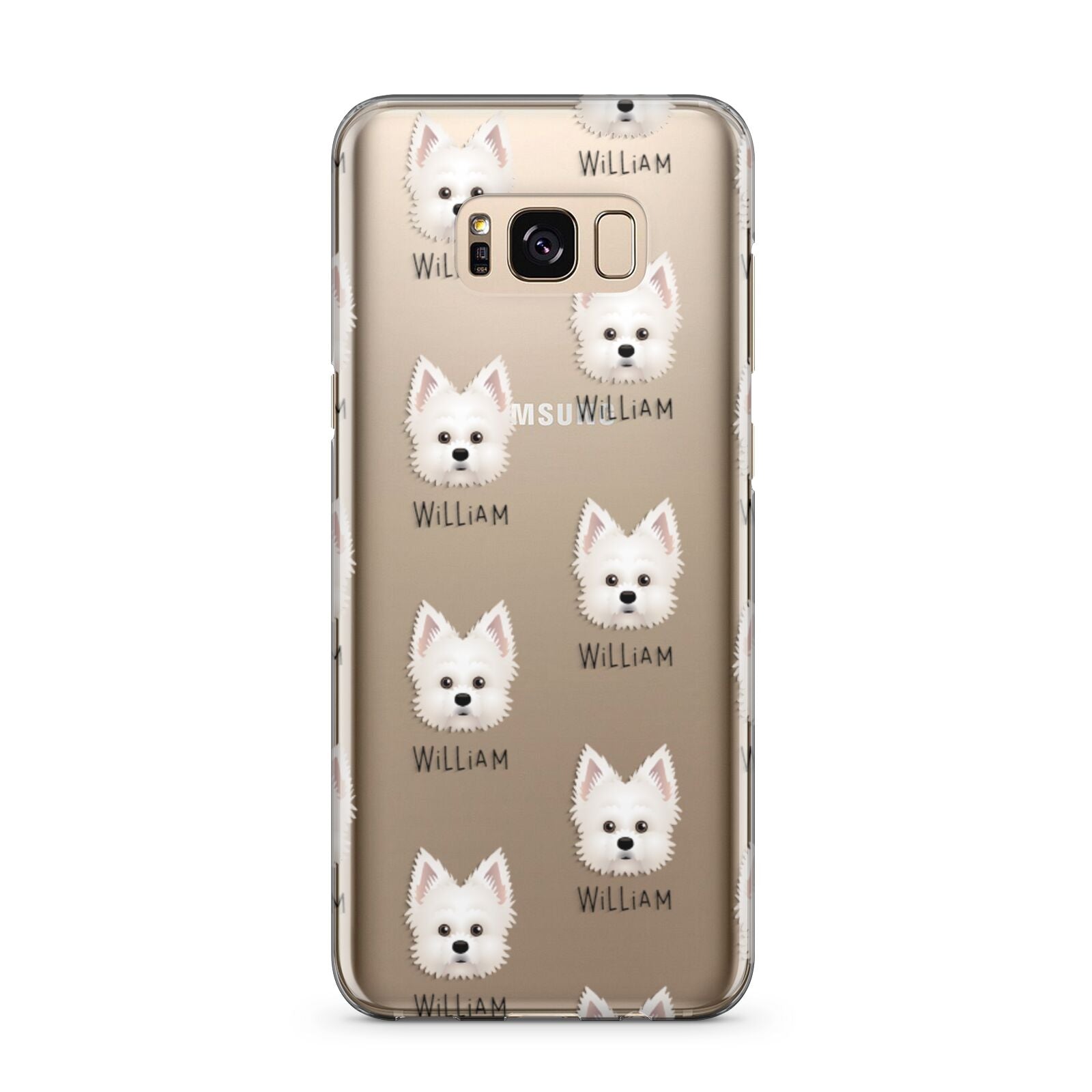 Maltipom Icon with Name Samsung Galaxy S8 Plus Case