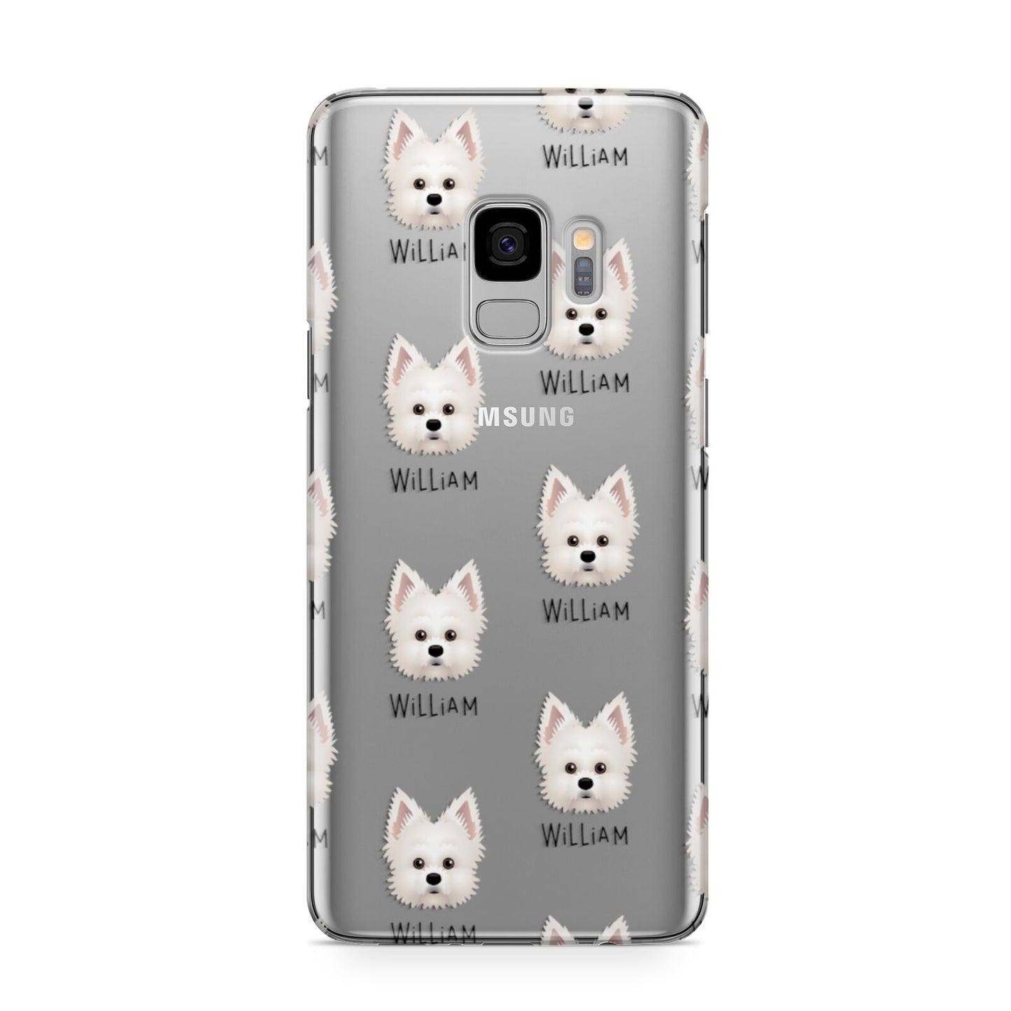 Maltipom Icon with Name Samsung Galaxy S9 Case