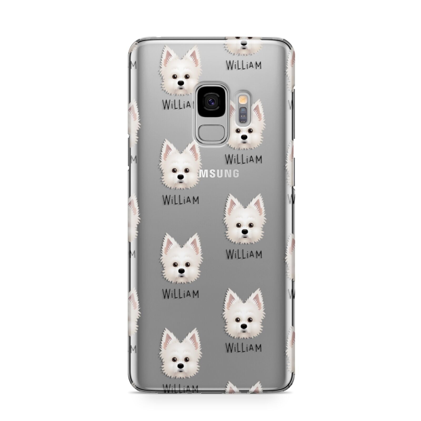 Maltipom Icon with Name Samsung Galaxy S9 Case
