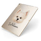 Maltipom Personalised Apple iPad Case on Gold iPad Side View