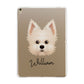 Maltipom Personalised Apple iPad Gold Case