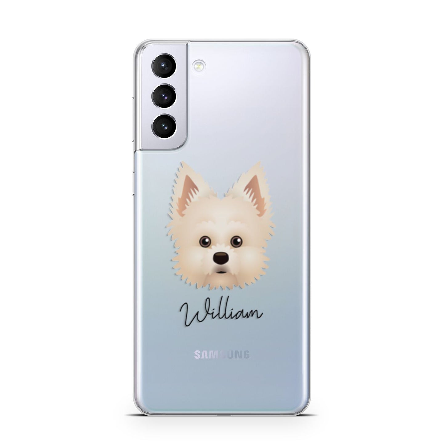 Maltipom Personalised Samsung S21 Plus Phone Case