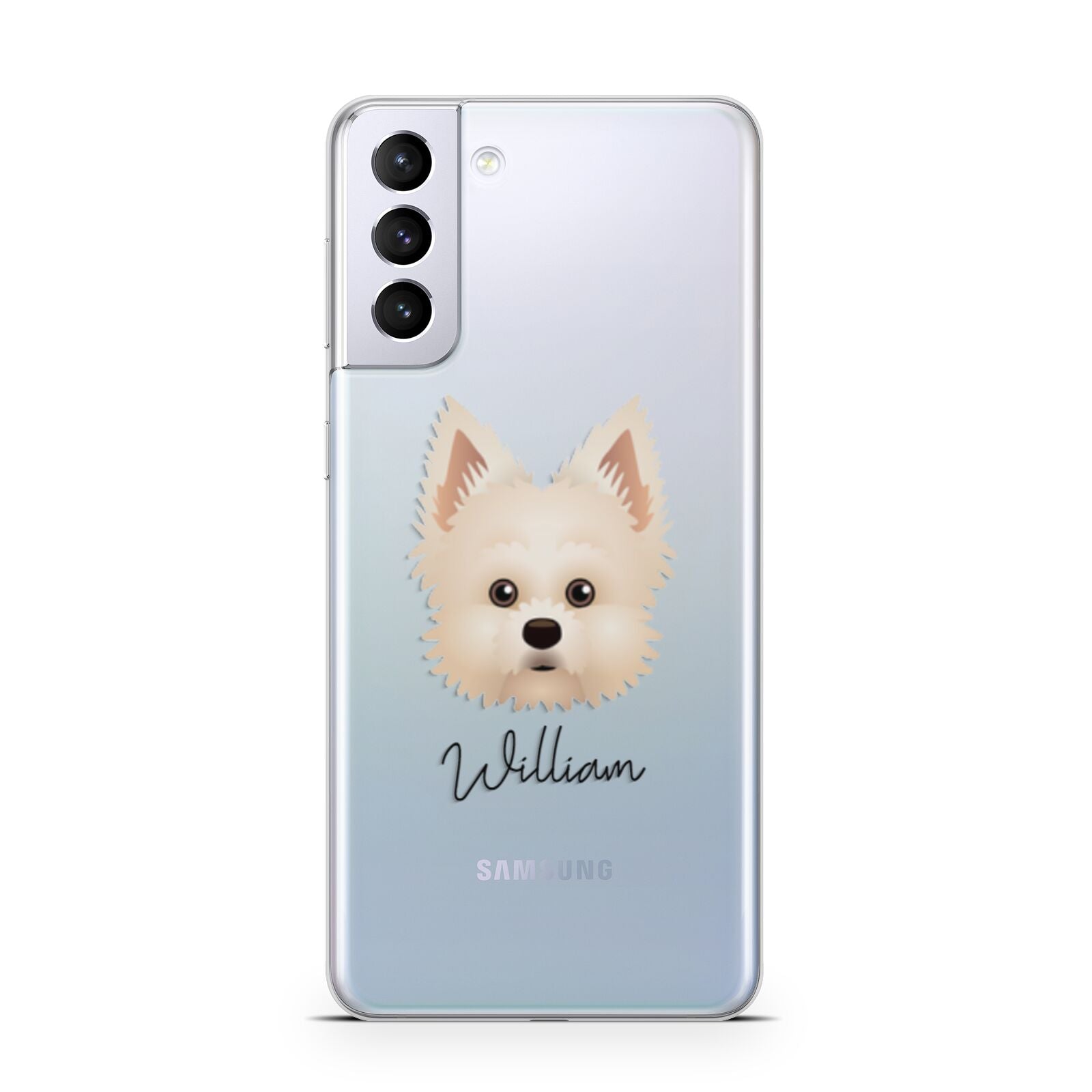 Maltipom Personalised Samsung S21 Plus Phone Case