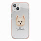 Maltipom Personalised iPhone 13 TPU Impact Case with Pink Edges