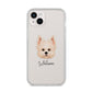 Maltipom Personalised iPhone 14 Plus Clear Tough Case Starlight