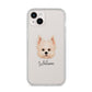 Maltipom Personalised iPhone 14 Plus Clear Tough Case Starlight