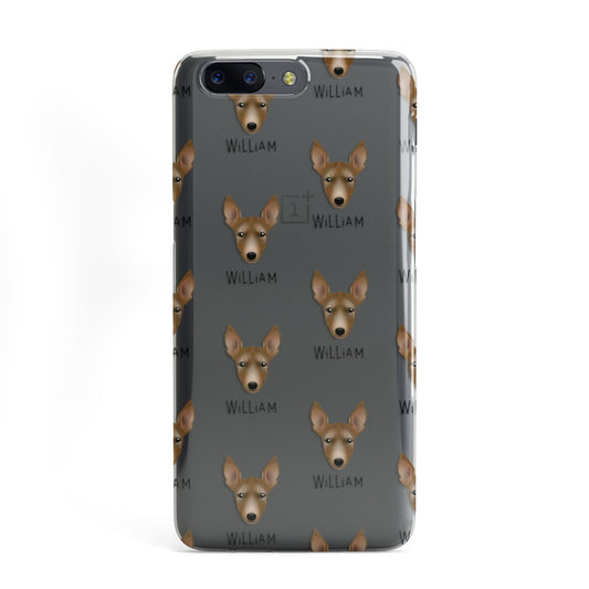 Manchester Terrier Icon with Name OnePlus Case