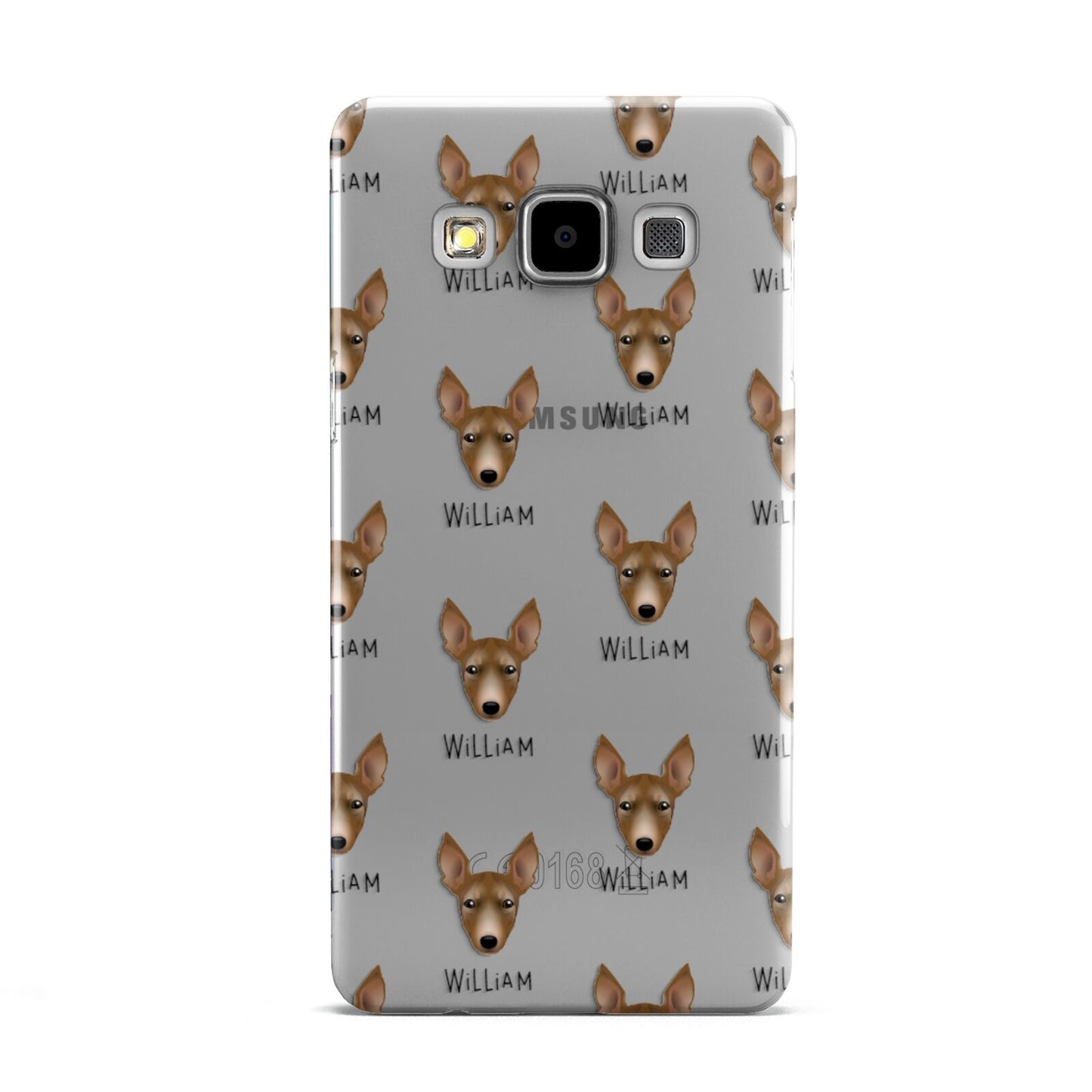 Manchester Terrier Icon with Name Samsung Galaxy A5 Case