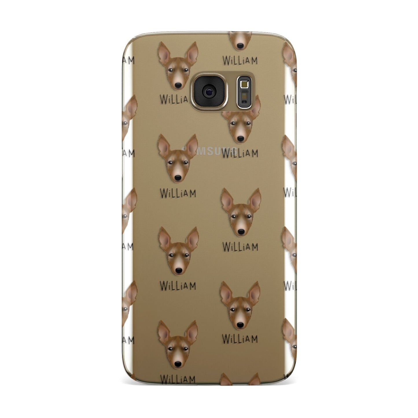 Manchester Terrier Icon with Name Samsung Galaxy Case