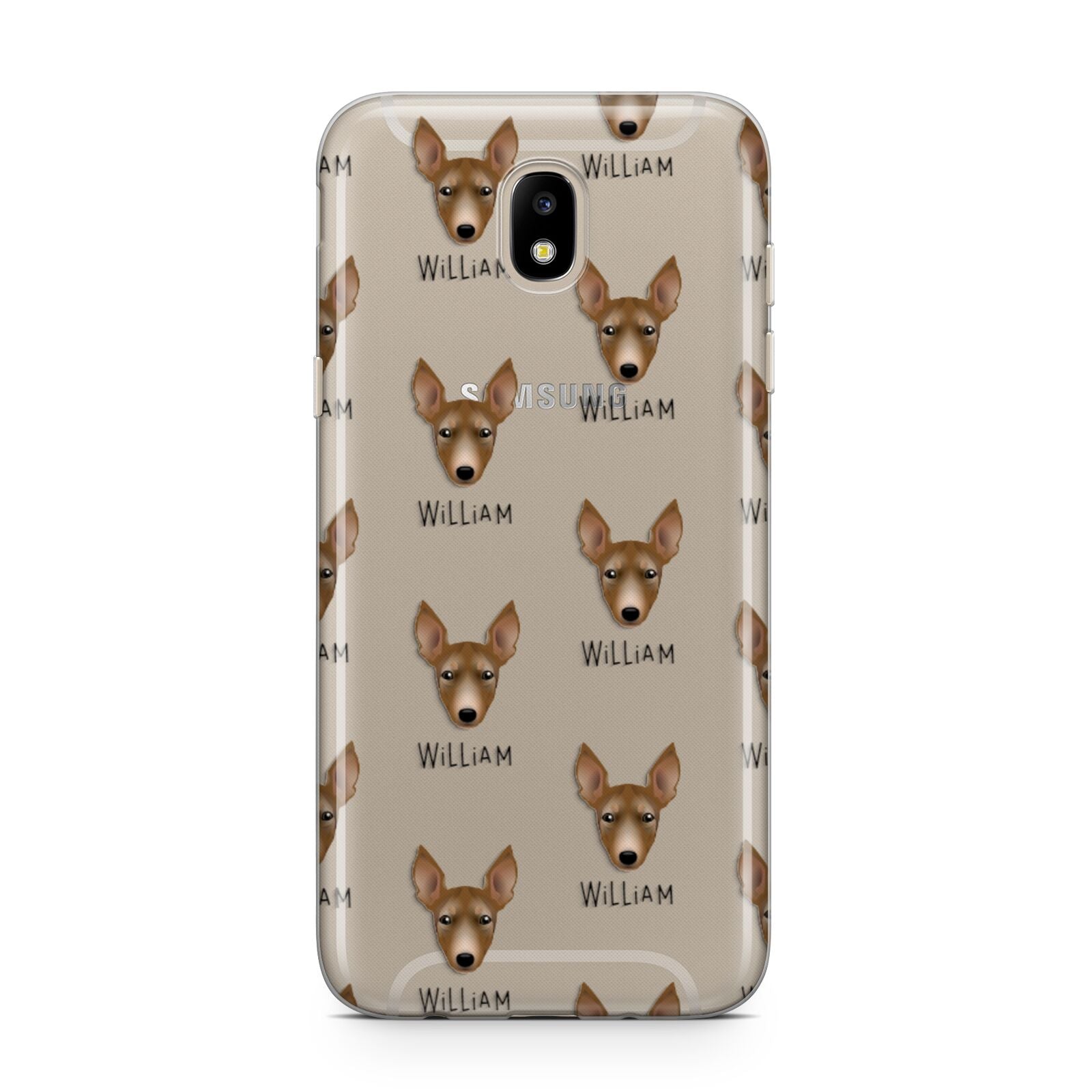 Manchester Terrier Icon with Name Samsung J5 2017 Case