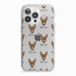 Manchester Terrier Icon with Name iPhone 13 Pro TPU Impact Case with White Edges