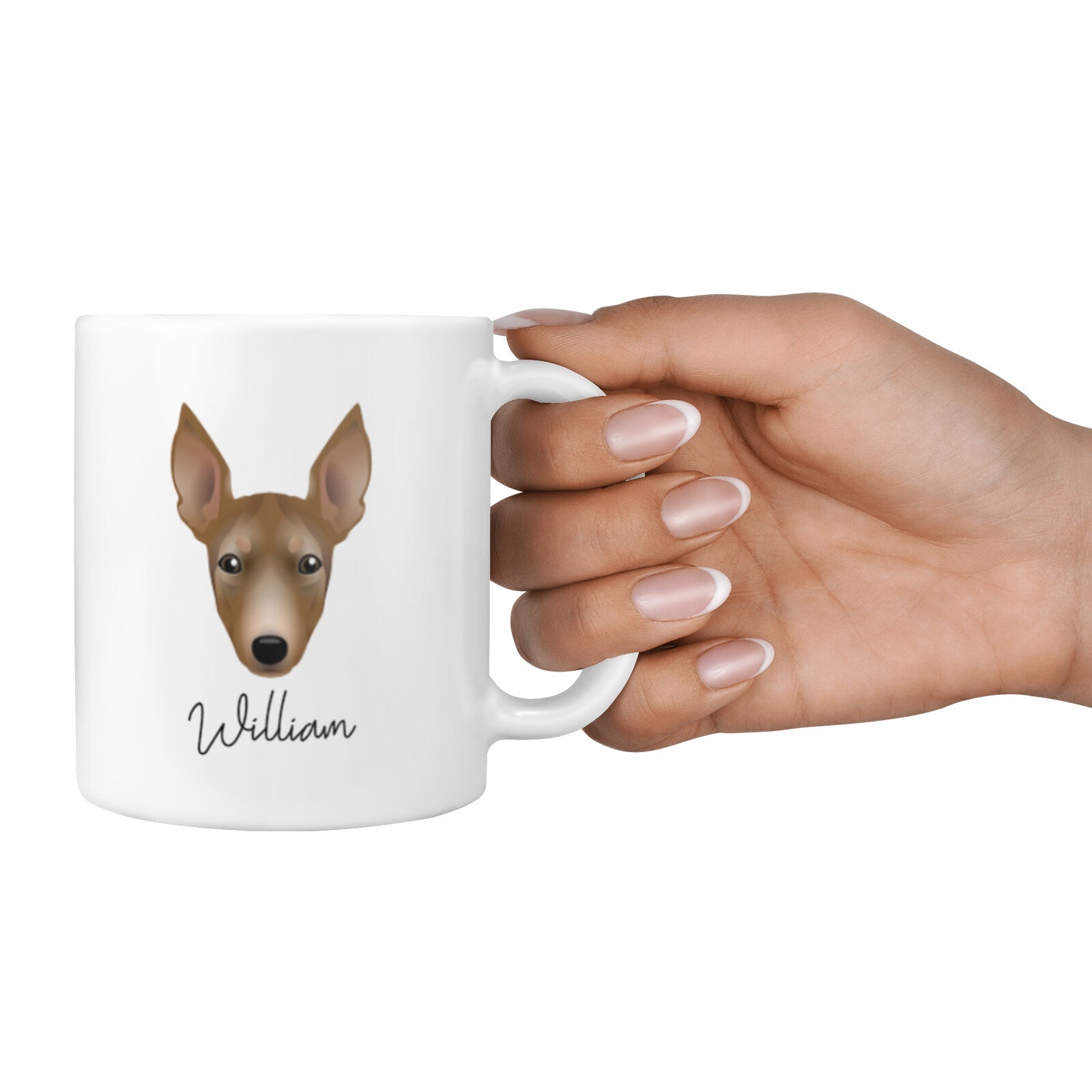 Manchester Terrier Personalised 10oz Mug Alternative Image 4