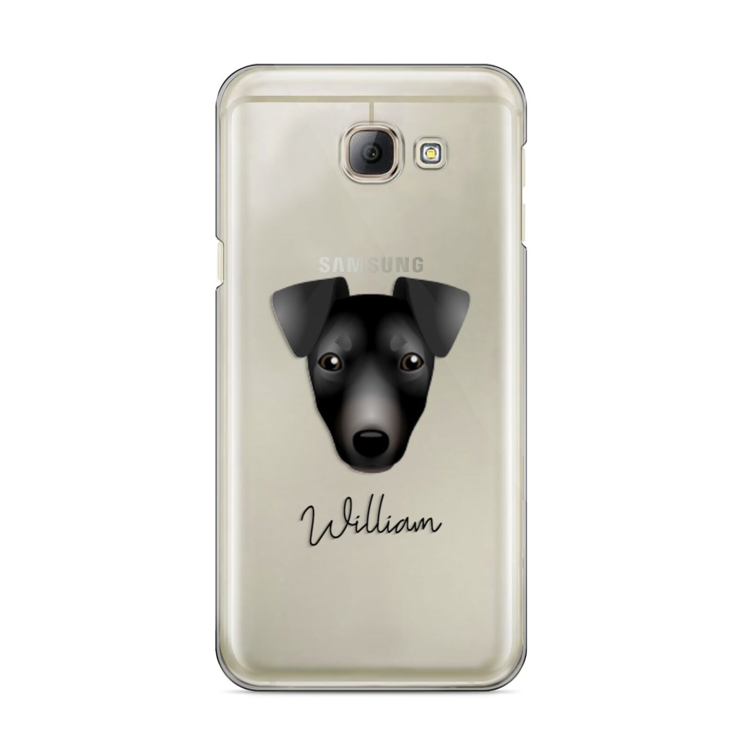 Manchester Terrier Personalised Samsung Galaxy A8 2016 Case