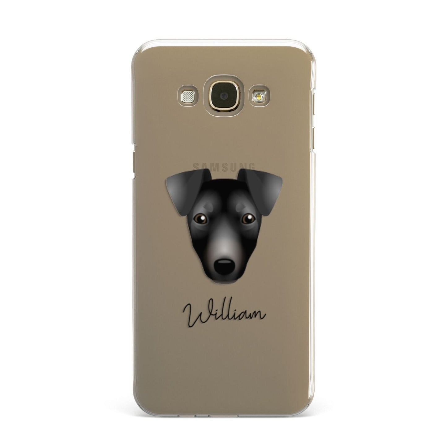 Manchester Terrier Personalised Samsung Galaxy A8 Case