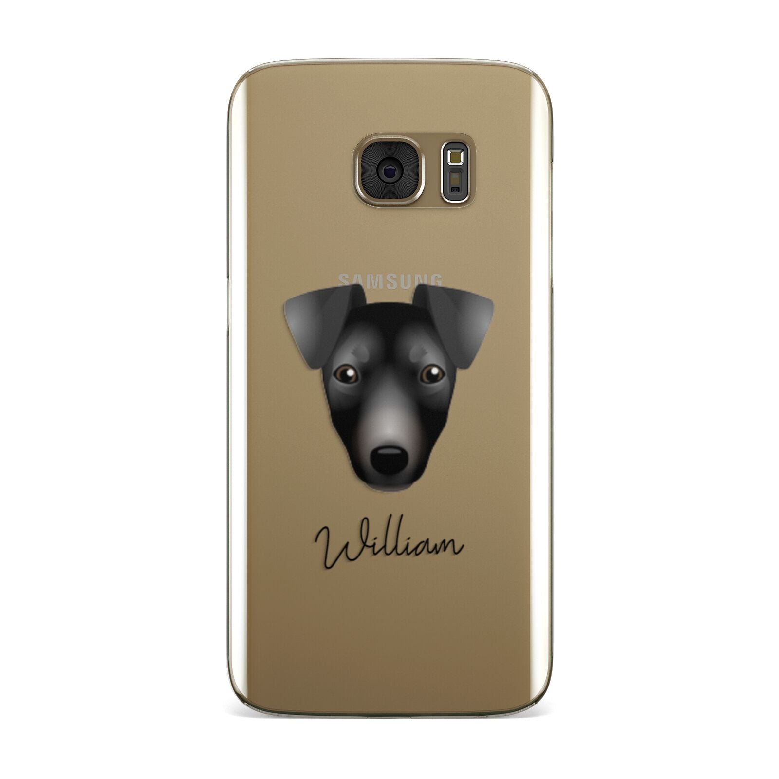 Manchester Terrier Personalised Samsung Galaxy Case