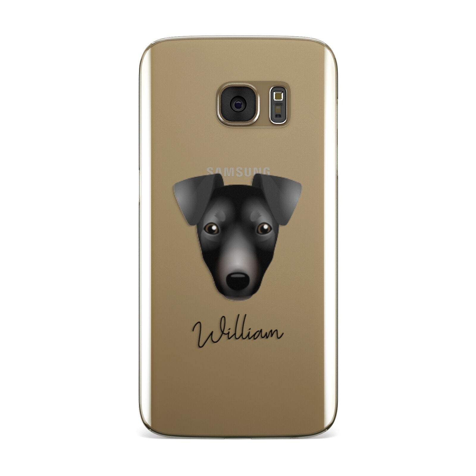 Manchester Terrier Personalised Samsung Galaxy Case
