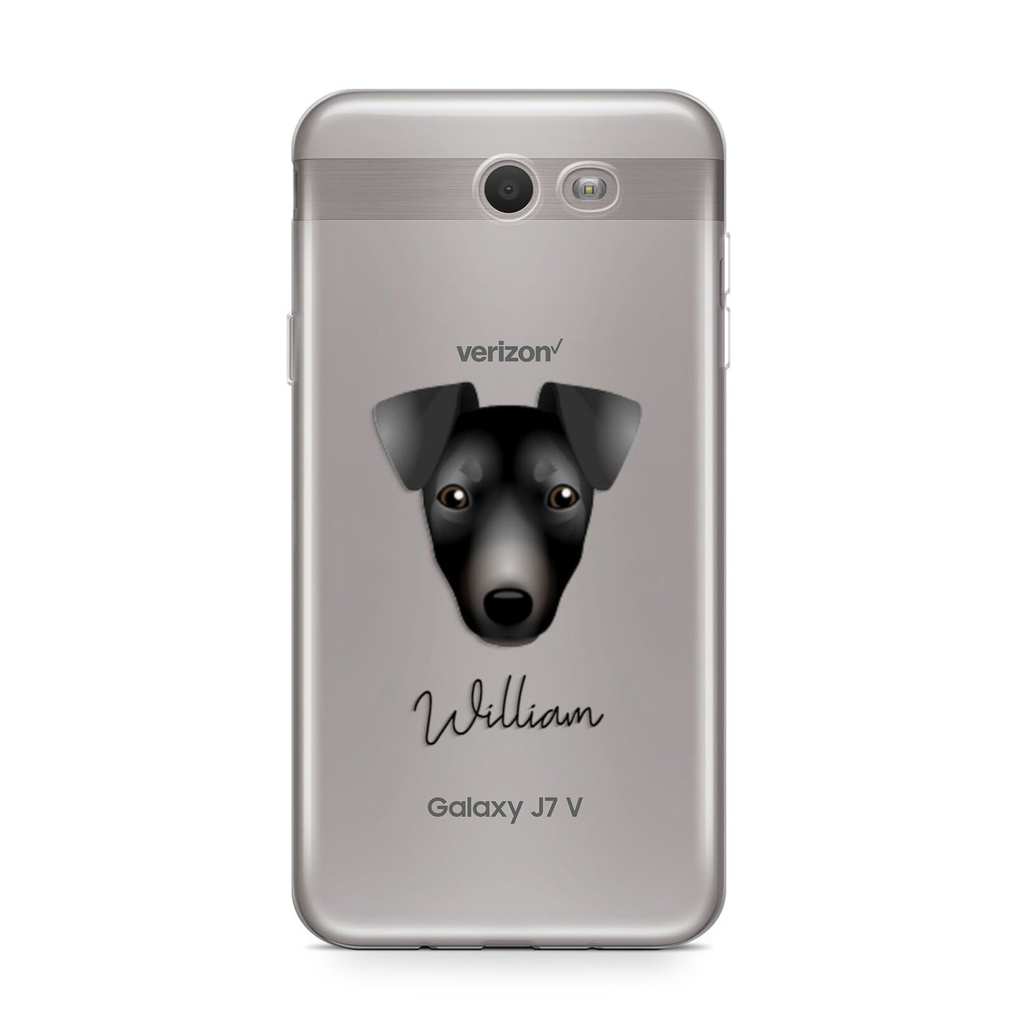 Manchester Terrier Personalised Samsung Galaxy J7 2017 Case