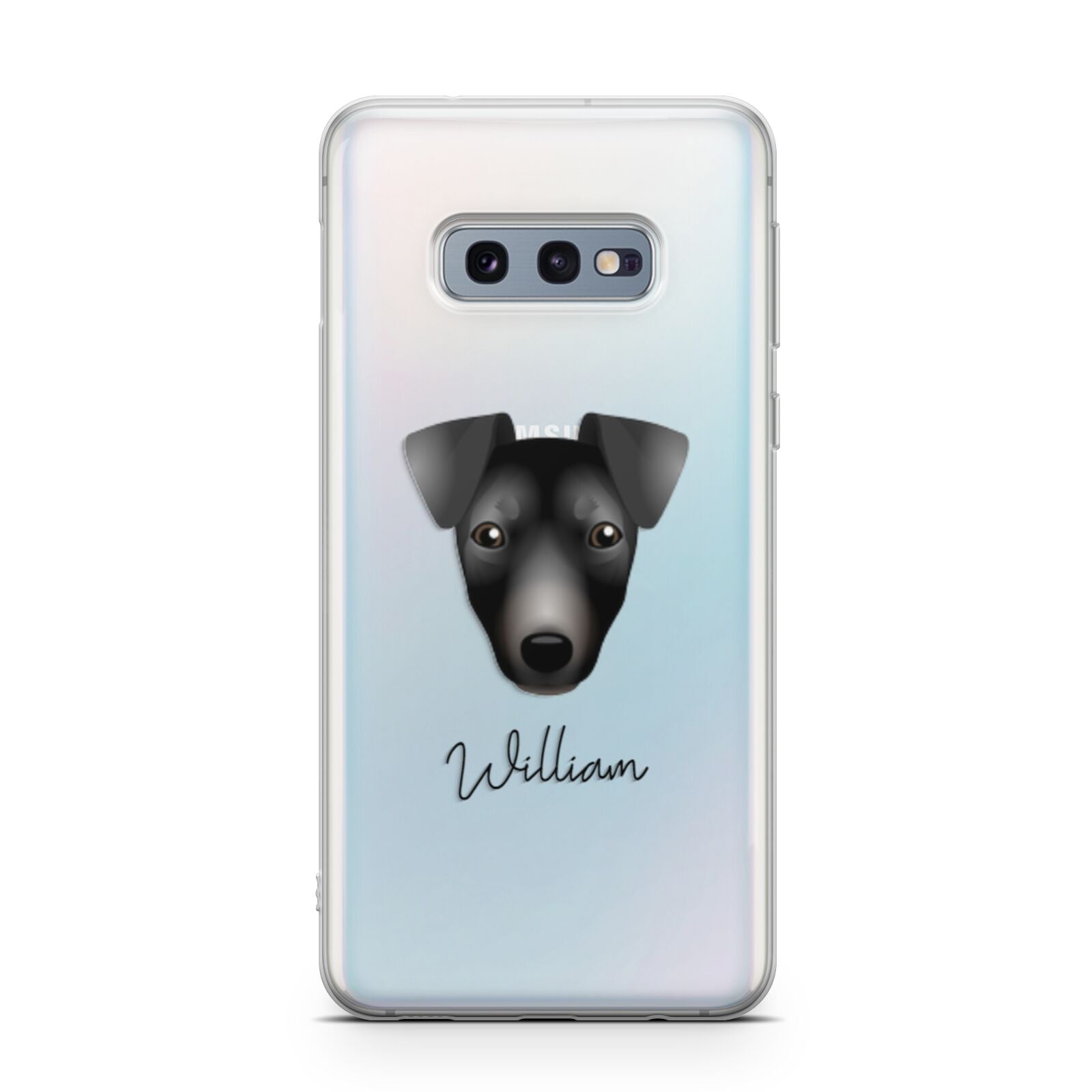 Manchester Terrier Personalised Samsung Galaxy S10E Case