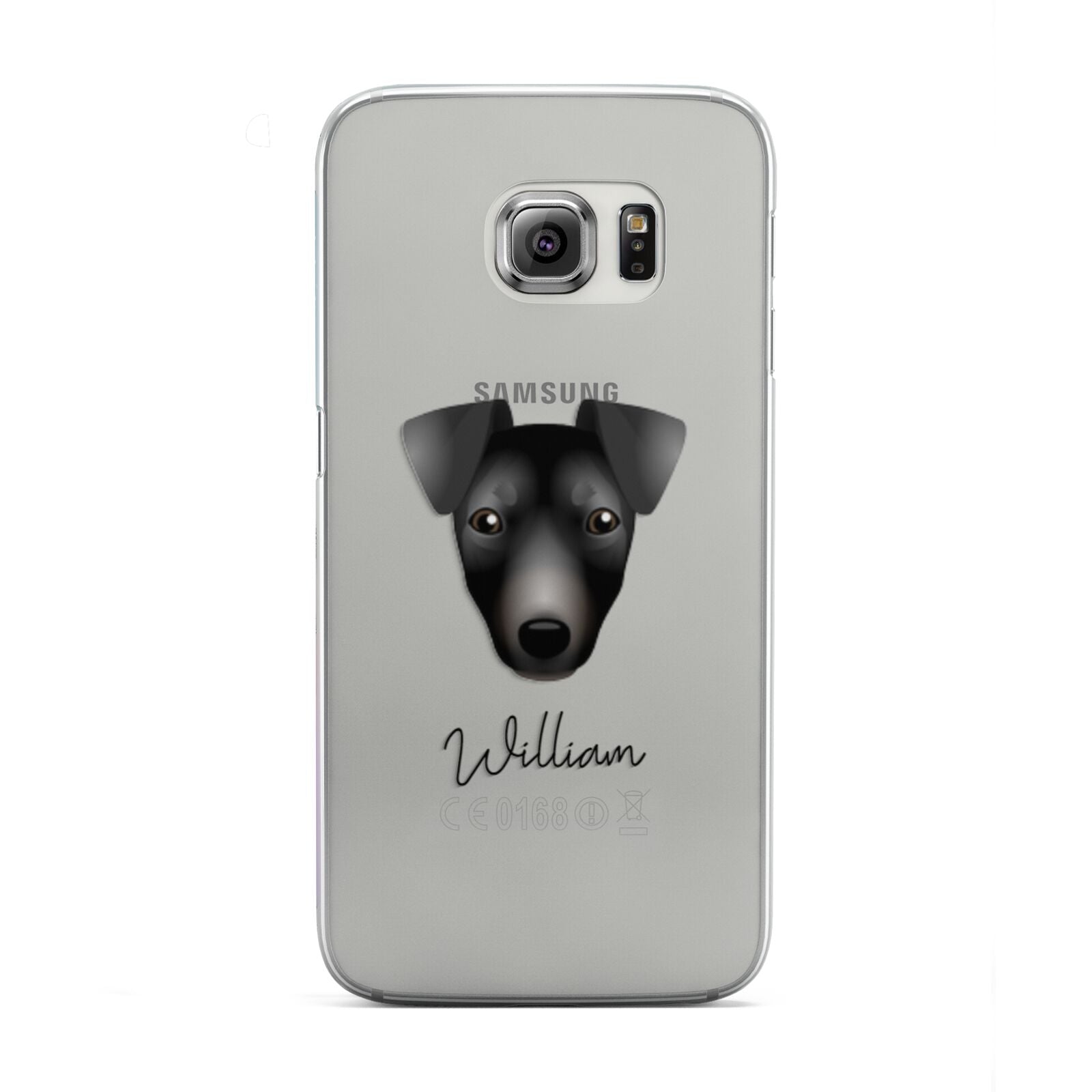 Manchester Terrier Personalised Samsung Galaxy S6 Edge Case