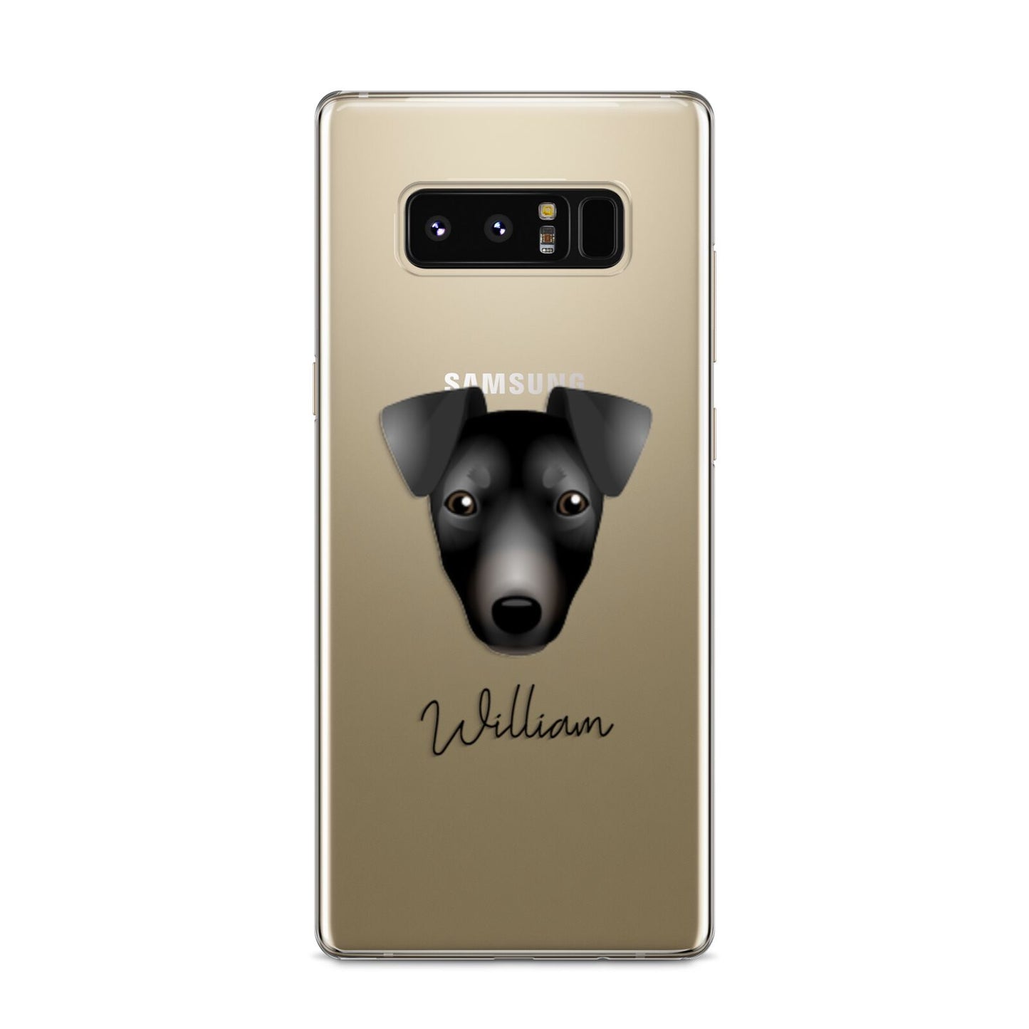 Manchester Terrier Personalised Samsung Galaxy S8 Case