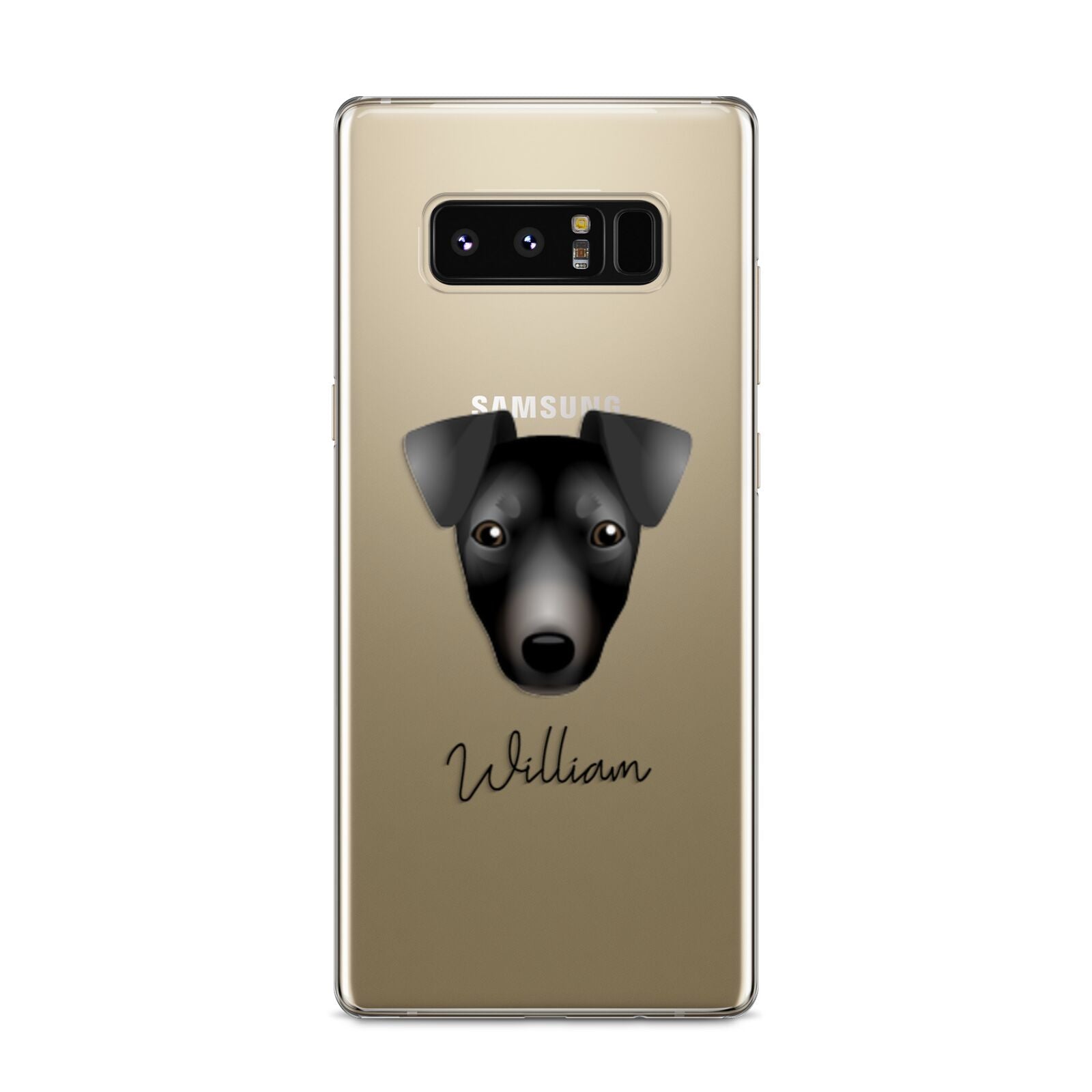 Manchester Terrier Personalised Samsung Galaxy S8 Case