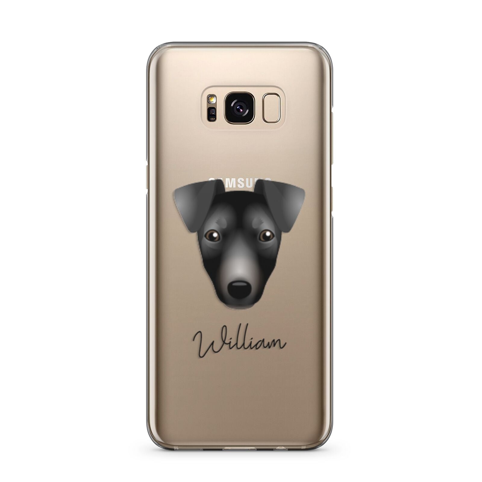 Manchester Terrier Personalised Samsung Galaxy S8 Plus Case