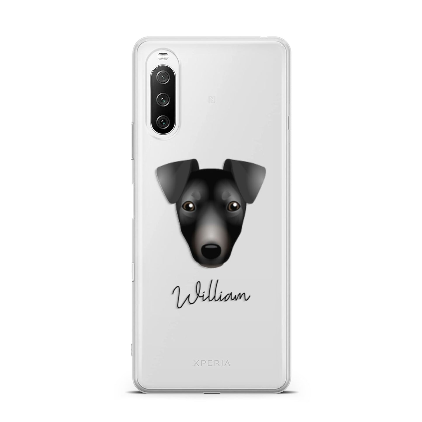 Manchester Terrier Personalised Sony Xperia 10 III Case