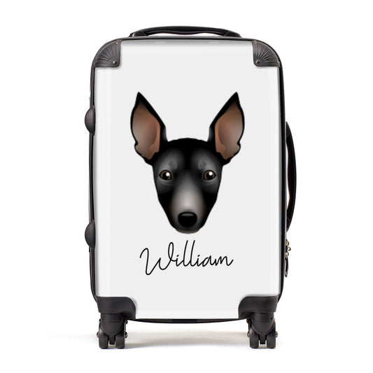 Manchester Terrier Personalised Suitcase