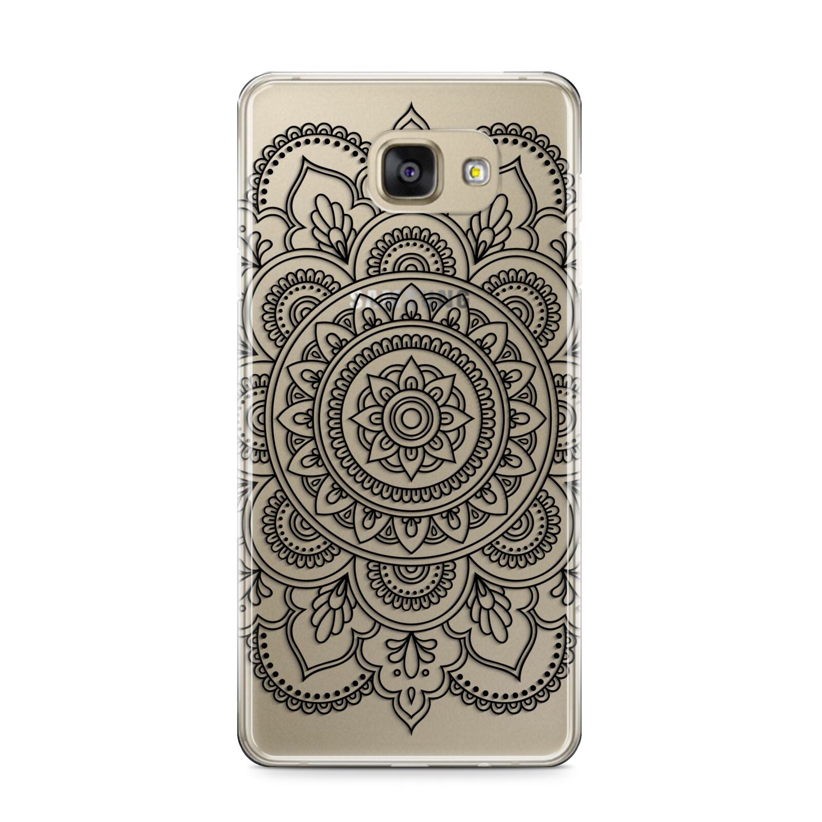 Mandala Samsung Galaxy A9 2016 Case on gold phone