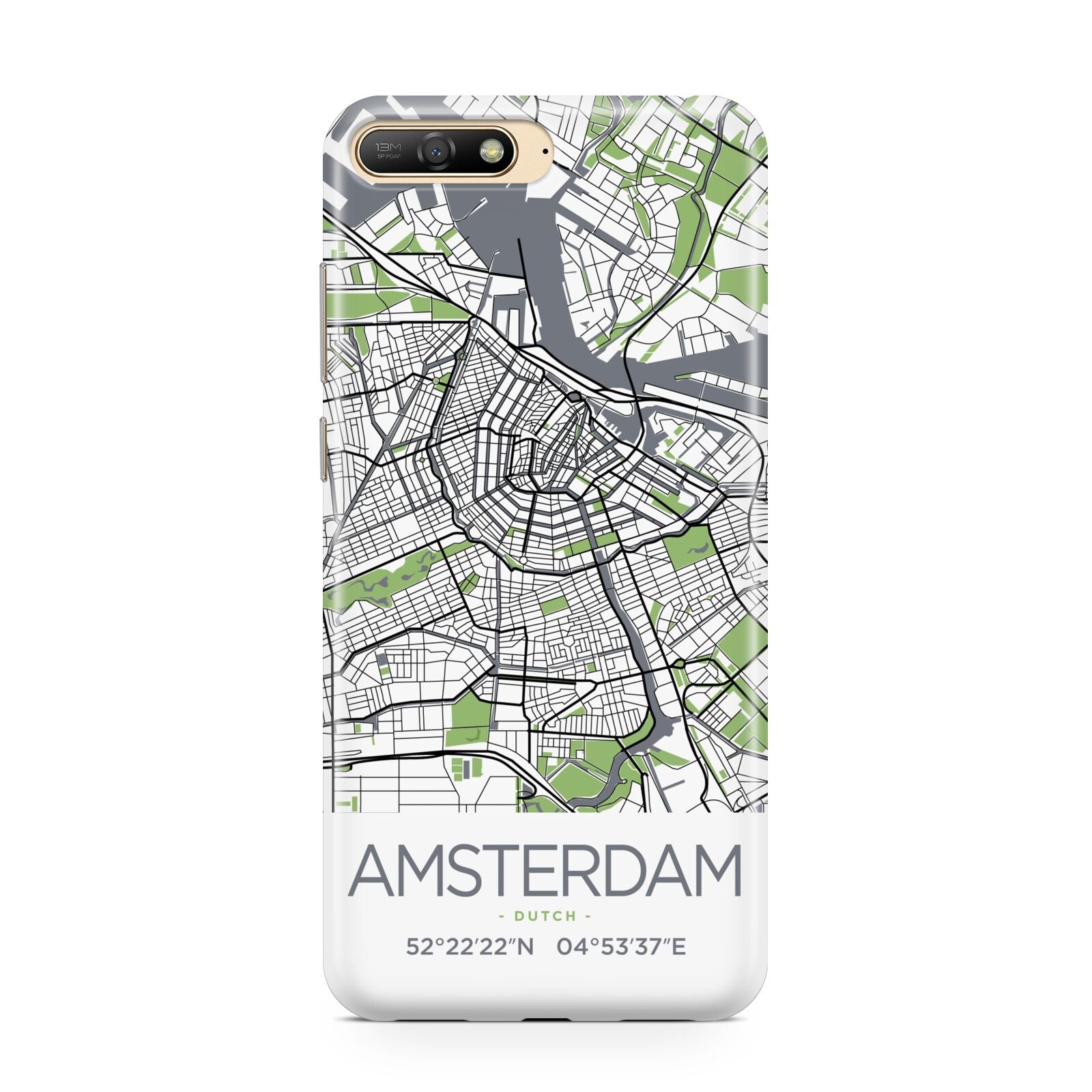 Map of Amsterdam Huawei Y6 2018