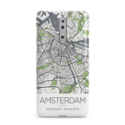 Map of Amsterdam Nokia Case