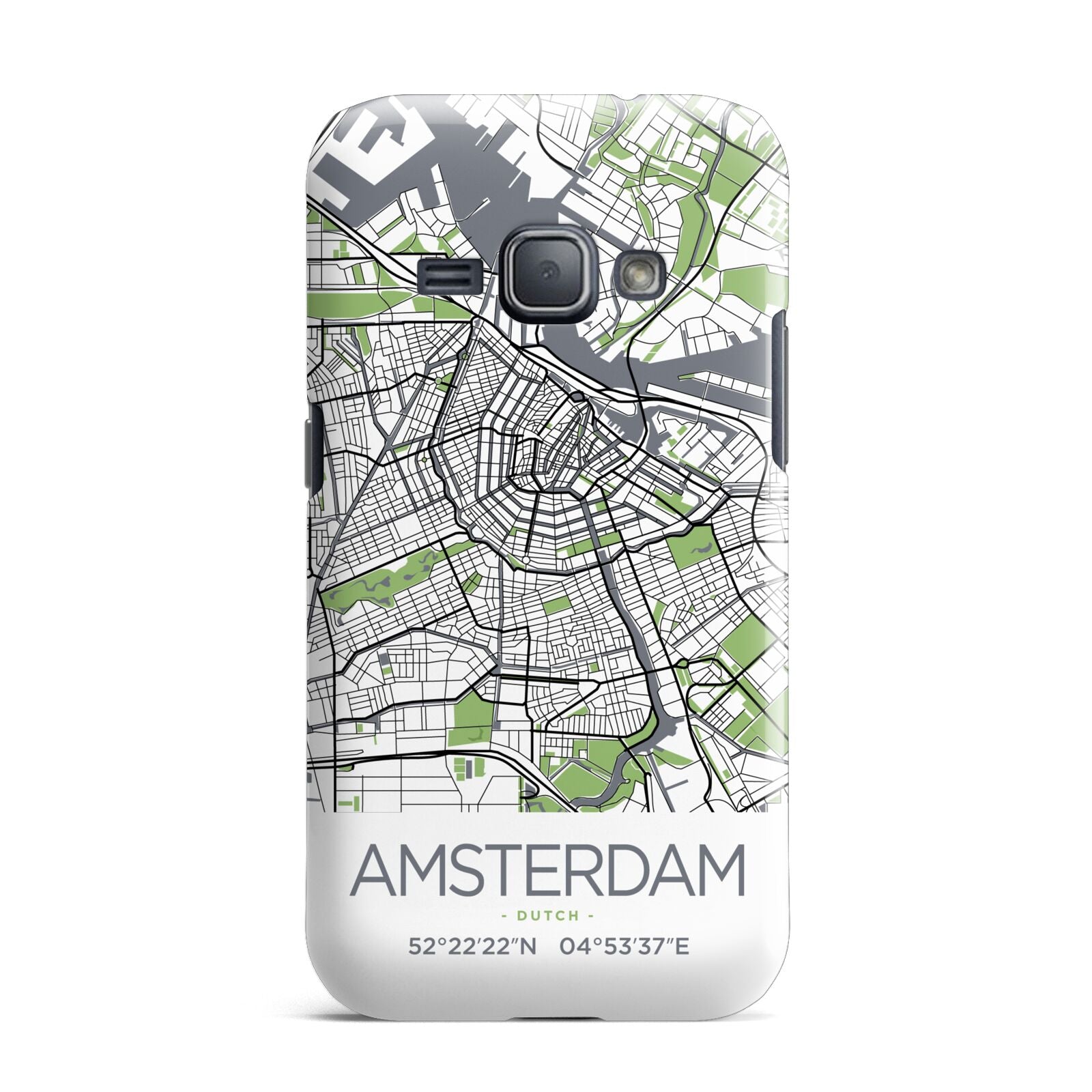 Map of Amsterdam Samsung Galaxy J1 2016 Case