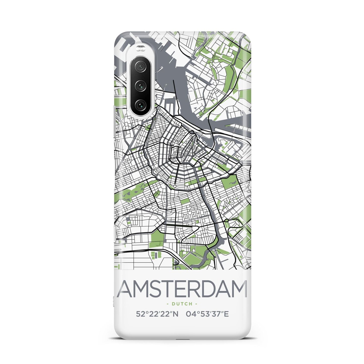 Map of Amsterdam Sony Xperia 10 III Case