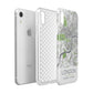 Map of London Apple iPhone XR White 3D Tough Case Expanded view