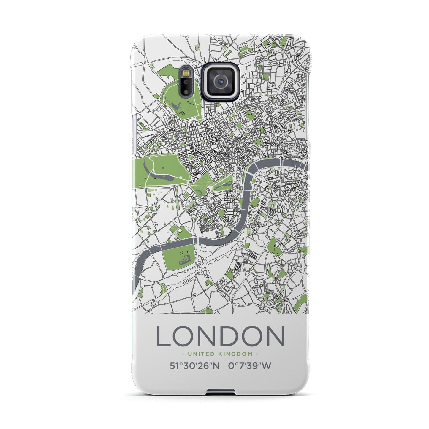 Map of London Samsung Galaxy Alpha Case