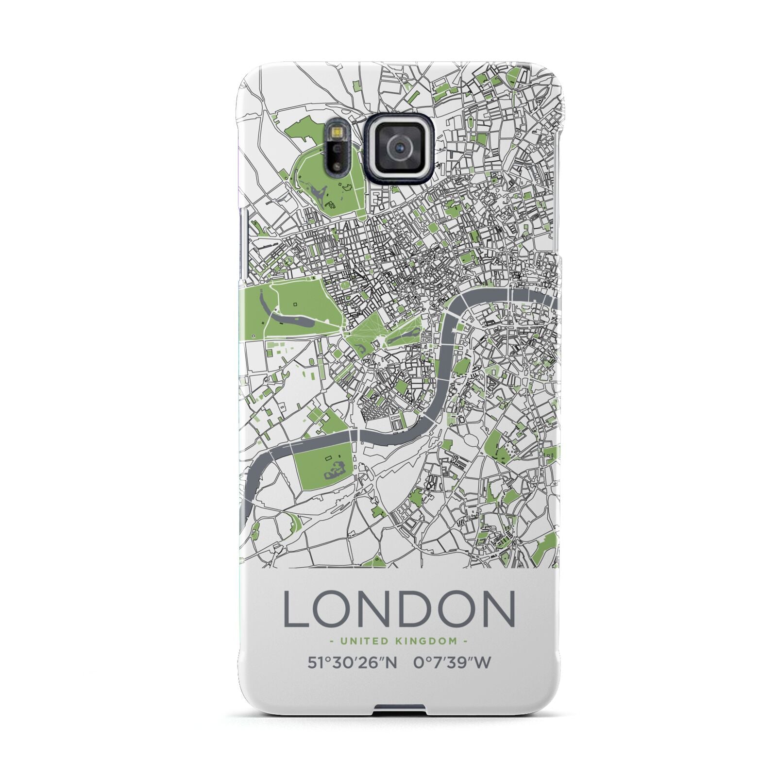 Map of London Samsung Galaxy Alpha Case